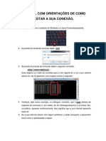 Tutorial Com Orientação de Como Testar A Sua Conexão