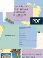 Reglas básicas sustancias químicas peligrosas materiales laboratorio