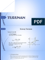 Pertemuan 5 (TURUNAN)