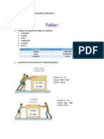 Taller 1°  FISICA FUERZA