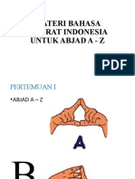 Materi Bahasa Isyarat Indonesia