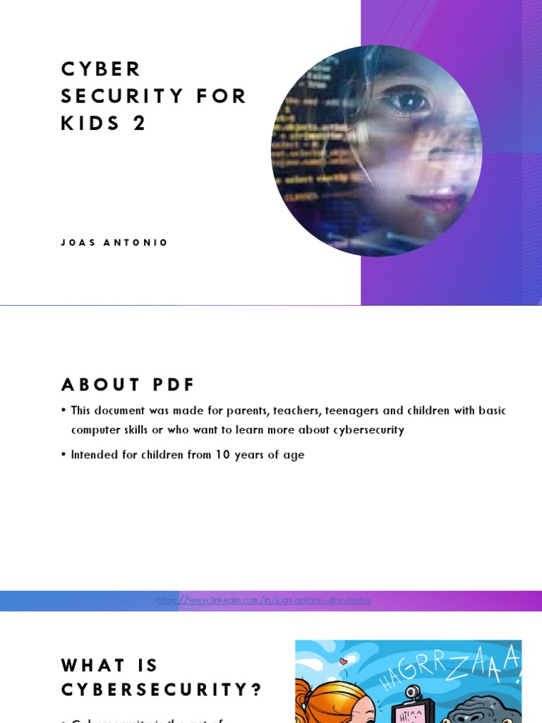 Cybersecurity Essentials for Kids | PDF | Security | Computer Security