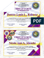 Certificate For Achievers