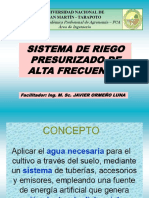 Tema 8. Riego Presurizado