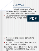 Reading Cause and Effect 1