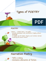 Types of POETRY