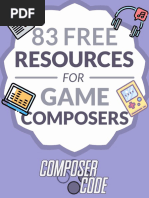 83 Resources For Game Composers