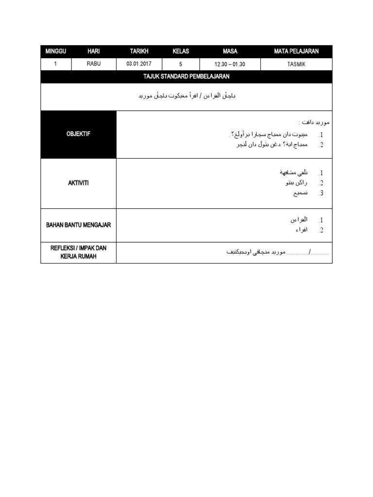 TASMIK | PDF