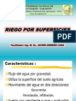 Riego por superficies