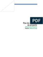 2 Plan de Direccion de Proyecto Plantilla 100122 - Rev1