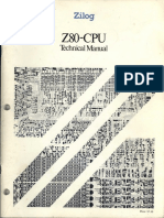 Zilog Z80-CPU Technical Manual