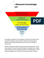 Difference Between Knowledge and Wisdom - Up To Mind