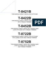 2 Agulhas (Pespontadeira) T-8452 Ou 8722