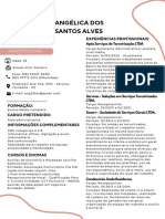 Experiência administrativa de Angélica dos Santos Alves