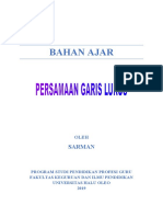 Bahan Ajar KD 3.4 Persamaan Garis Lurus