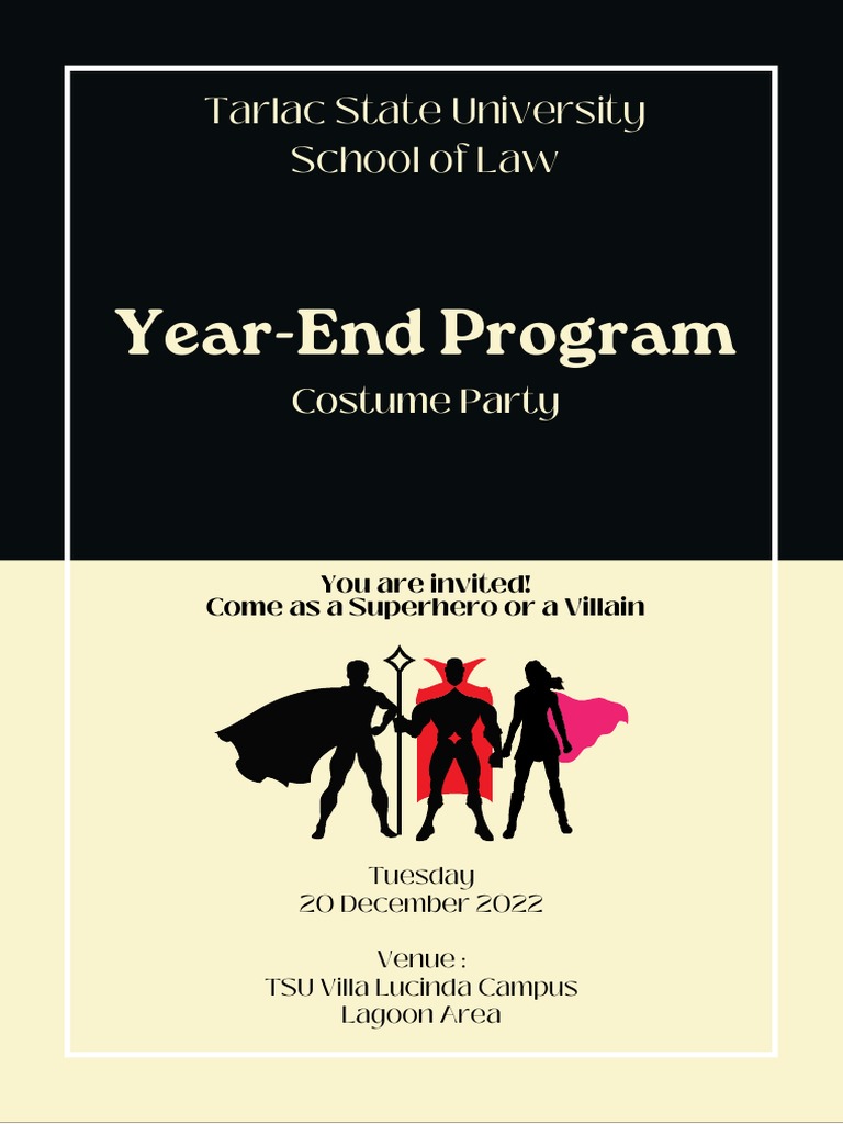 TSU School of Law Costume Party 2022 | PDF