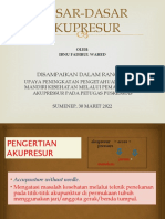 Dasar2 Akupresur