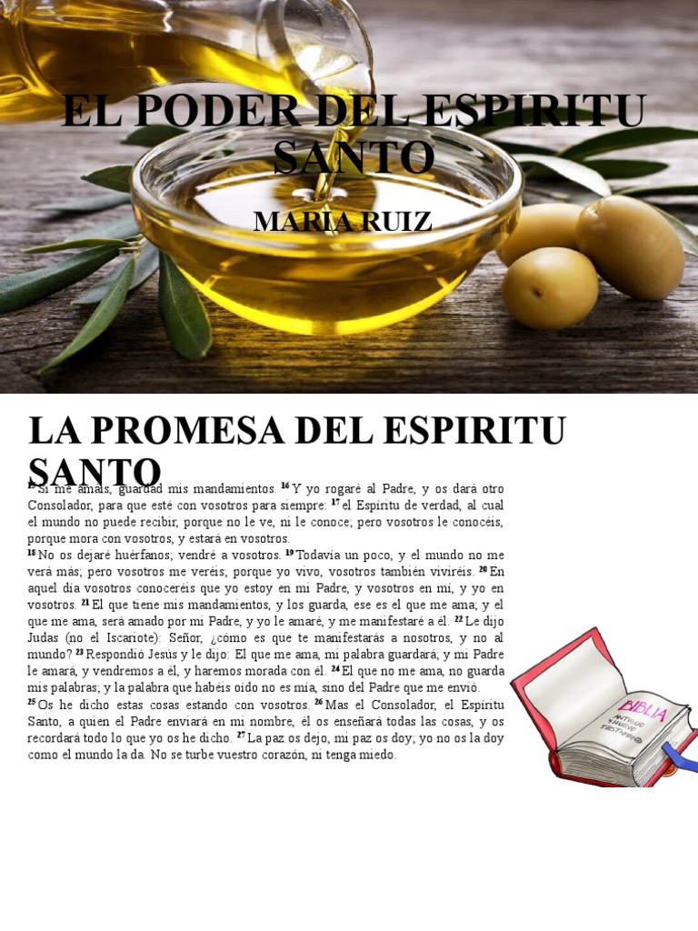El Poder Del Espiritu Santo | PDF | espíritu Santo