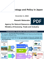 Ammonia Strategy and Policy in Japan