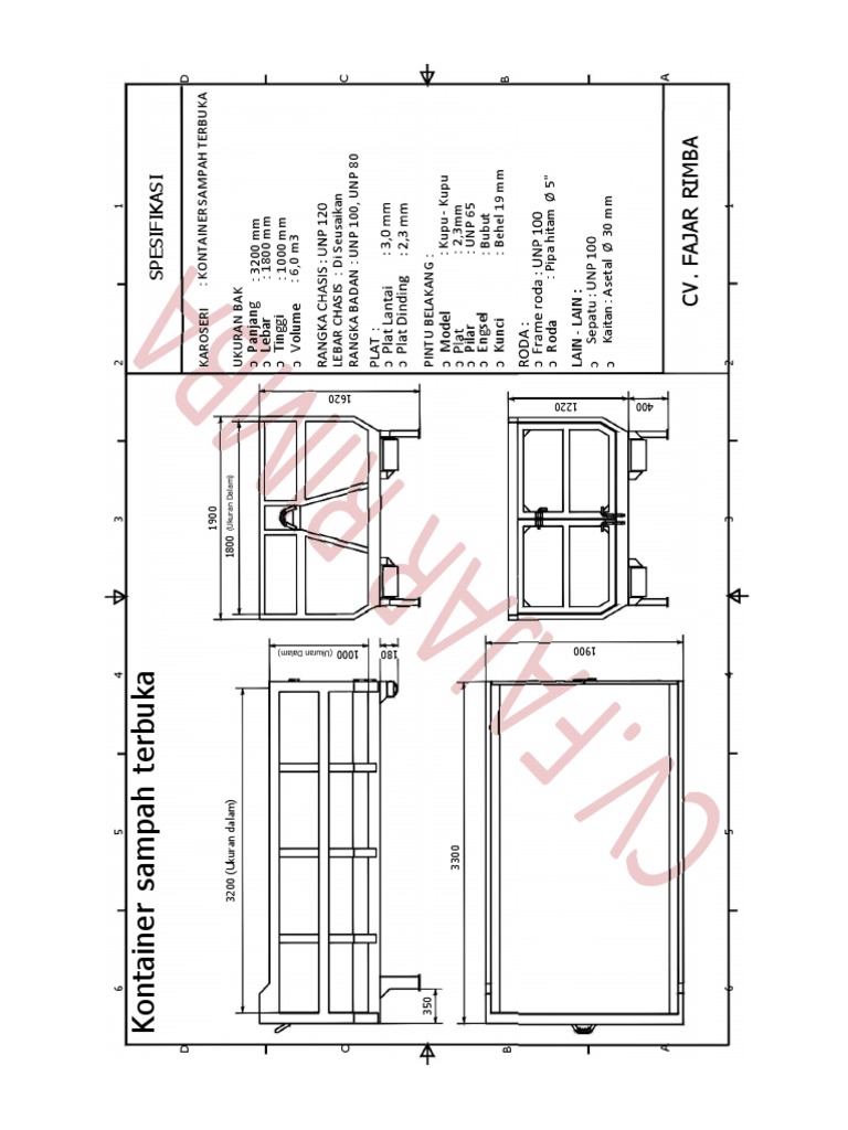 CONTAINER SPECIFICATIONS | PDF