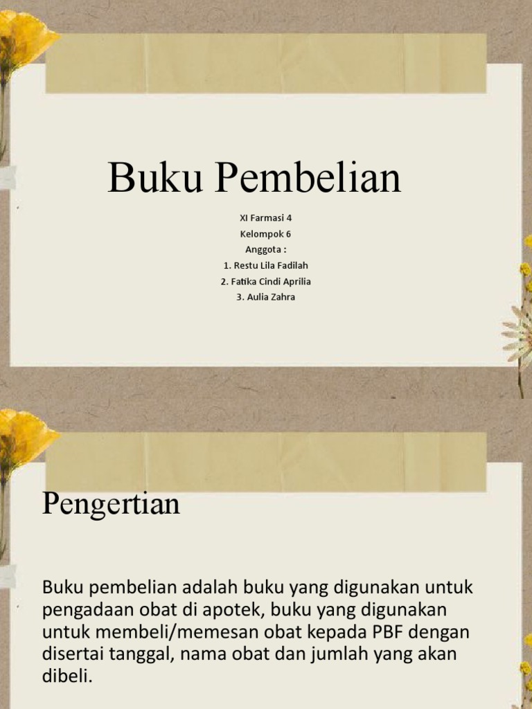 Buku Pembelian-WPS Office | PDF