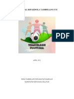 Proposal Sepakbola Tambelang U21: APRIL 2022