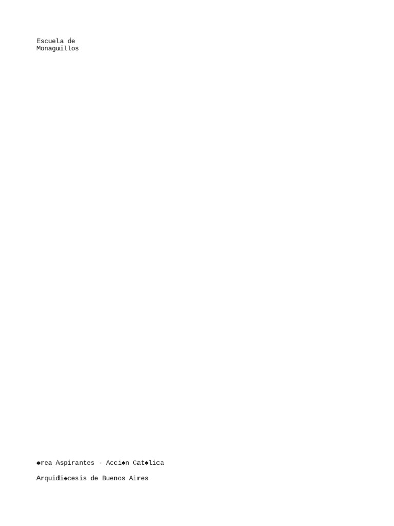 Monaguillos Pdf Misa Liturgia Pascua De Resurrección