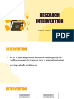 Research Intervention