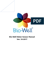 Biowell Water Sensor Manual 2017