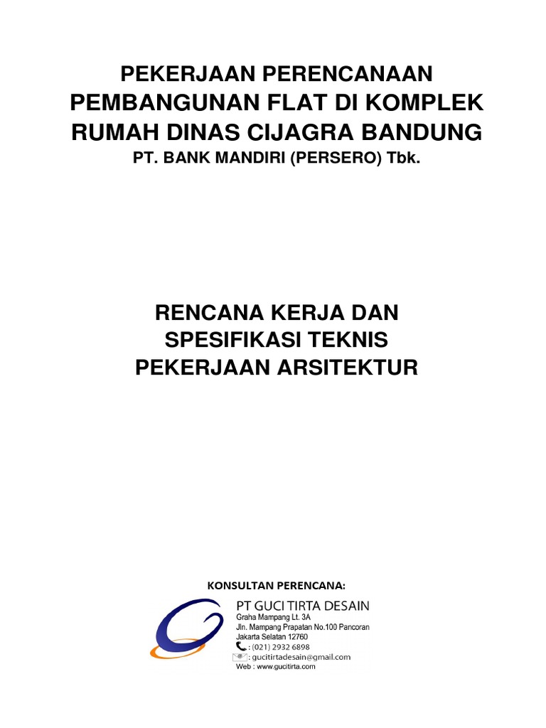 RKS For Tender | PDF