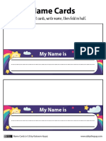 Name Cards