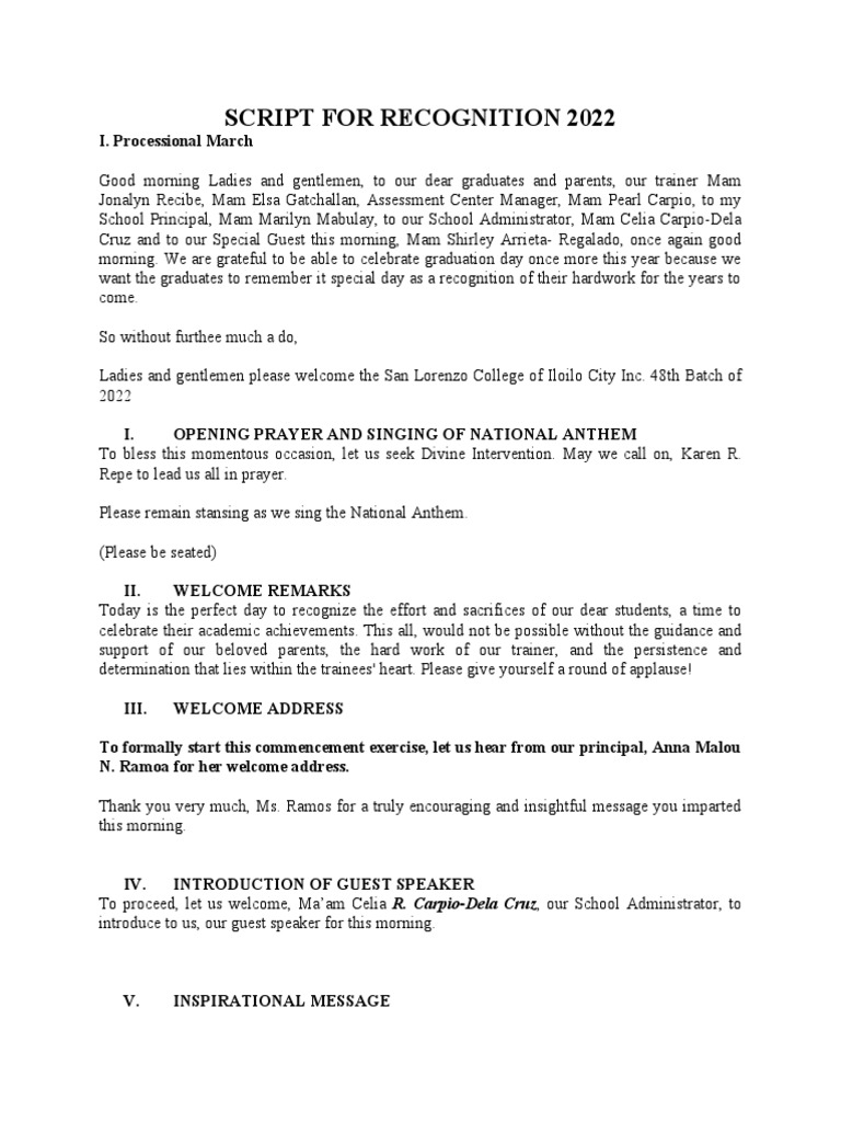 Script For Moving Up | PDF