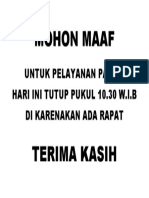 Mohon Maaf