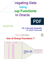 Oracle - Lab - 9-Group Function
