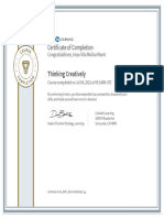 CertificateOfCompletion - Thinking Creatively