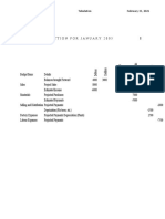 Marley McEachron January 2005 budget projection