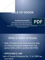 Sale of Goods-Asanka Krunaratna