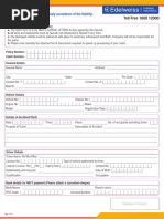 Motor Claim Form 