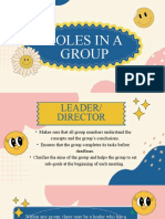 Roles in A Group