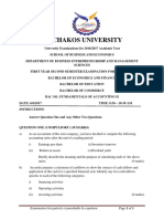 Bac 101 Fundamentals of Accounting Ii