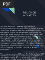 Reliance Industry