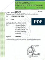 Surat Keterangan - Belajar Komputer