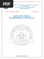 BEE Lab Manual 2022-2023 Final