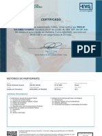 Certificado de conclusão de curso de Gestão em Ouvidoria