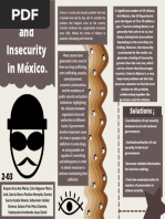 Crime and Insecurity in México.