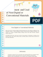 Non-Digital Materials Development