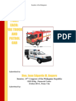 Philippines Project Request for Fire Truck and Patrol Car