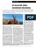 Reliable data drives mining investment