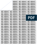 Stiker Net Weight STL
