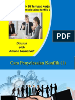 Mengelola Konflik Di Tempat Kerja Bagian 2 - Cara Menyelesaikan Konflik 1